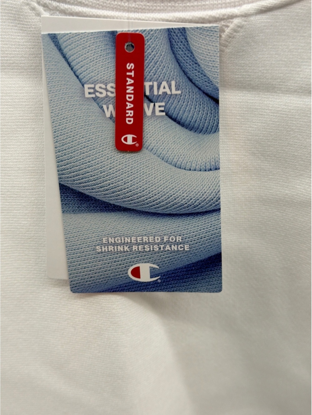 Champion Essential Standard Bright White Crewneck Sweatshirt XXL - Picture 4 of 10